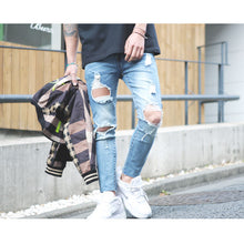 画像をギャラリービューアに読み込む, DOWBL/ ダブル/ Vintage Hole Clash Denim  【全1色】