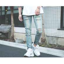 画像をギャラリービューアに読み込む, DOWBL/ ダブル/ Improves Damage Clash Denim  【全1色】