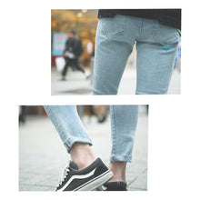 画像をギャラリービューアに読み込む, DOWBL/ ダブル/ Blue Kiss Logo Damage Skinny Denim  【全1色】