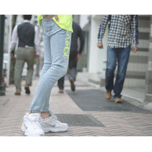 画像をギャラリービューアに読み込む, DOWBL/ ダブル/ The Sole Neon Color Logo Skinny Denim  【全1色】