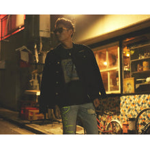 画像をギャラリービューアに読み込む, DOWBL/ ダブル/ Different Neon Color Logo Damage Skinny Denim  【全1色】