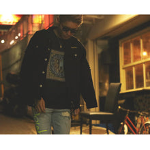 画像をギャラリービューアに読み込む, DOWBL/ ダブル/ Different Neon Color Logo Damage Skinny Denim  【全1色】