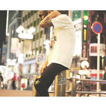 画像をギャラリービューアに読み込む, DOWBL/ ダブル/ Resort Rhombus Damage Skinny Black Pants  【全1色】