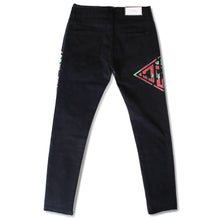 画像をギャラリービューアに読み込む, DOWBL/ ダブル/ Resort Rhombus Damage Skinny Black Pants  【全1色】