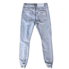 画像をギャラリービューアに読み込む, DOWBL/ ダブル/ Hologram Logo Clash Skinny Denim  【全1色】