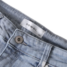 画像をギャラリービューアに読み込む, DOWBL/ ダブル/ Hologram Logo Clash Skinny Denim  【全1色】