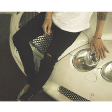 画像をギャラリービューアに読み込む, DOWBL/ ダブル/ Gradation Kiss Logo Strech Skinny Pants  【全1色】