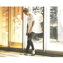 画像をギャラリービューアに読み込む, DOWBL/ ダブル/ Gradation Kiss Logo Strech Skinny Pants  【全1色】