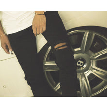 画像をギャラリービューアに読み込む, DOWBL/ ダブル/ Gradation Kiss Logo Strech Skinny Pants  【全1色】