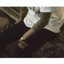 画像をギャラリービューアに読み込む, DOWBL/ ダブル/ Gradation Kiss Logo Strech Skinny Pants  【全1色】