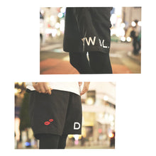 画像をギャラリービューアに読み込む, DOWBL/ ダブル/ E.T.U Kiss Logo Nylon Shorts  【全2色】