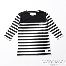 画像をギャラリービューアに読み込む, DADDY MACK/ダディーマック/切り替えボーダー七分TEE【5/16】【あす楽対応】