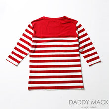 画像をギャラリービューアに読み込む, DADDY MACK/ダディーマック/切り替えボーダー七分TEE【5/16】【あす楽対応】