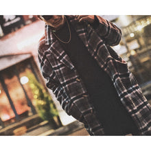 画像をギャラリービューアに読み込む, Subtle Gold Logo Checked Coat