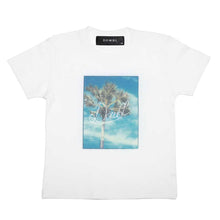 画像をギャラリービューアに読み込む, DOWBL/ダブル/Palm Tree Box Photo Kids Tee【全2色】