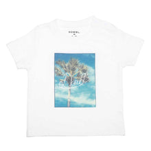 画像をギャラリービューアに読み込む, DOWBL/ダブル/Palm Tree Box Photo Kids Tee【全2色】