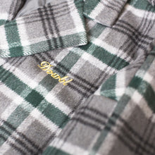 画像をギャラリービューアに読み込む, Subtle Gold Logo Checked Coat