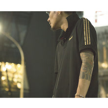 画像をギャラリービューアに読み込む, DOWBL/ ダブル/Glittering Line Logo Polo Shirt