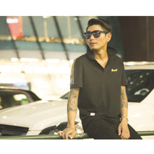 画像をギャラリービューアに読み込む, DOWBL/ ダブル/Glittering Line Logo Polo Shirt