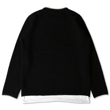 画像をギャラリービューアに読み込む, Attractive Kiss Logo Layered Knitsew