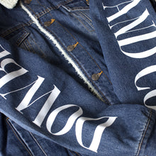 画像をギャラリービューアに読み込む, B.S Logo Sleeve Denim BoaJacket