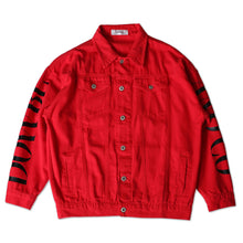 画像をギャラリービューアに読み込む, Individuality Logo Sleeve Denim JKT