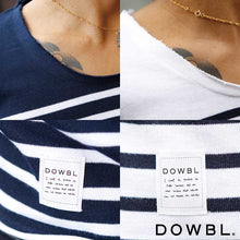 画像をギャラリービューアに読み込む, DOWBL ダブル パネルボーダーCOTTONセーター】【1/9】【あす楽対応】