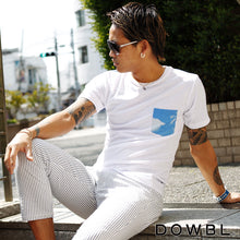 画像をギャラリービューアに読み込む, DOWBL ダブル SKYポケットTEE【あす楽対応_近畿】