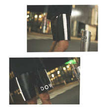 画像をギャラリービューアに読み込む, DOWBL/ ダブル/ Side Line Logo Leather Shorts