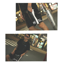 画像をギャラリービューアに読み込む, DOWBL/ ダブル/ Side Line Logo Leather Shorts