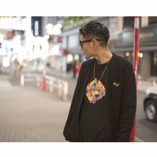 画像をギャラリービューアに読み込む, Modish Gold Logo knit Blouson