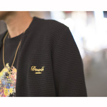 画像をギャラリービューアに読み込む, Modish Gold Logo knit Blouson