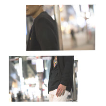画像をギャラリービューアに読み込む, Modish Gold Logo knit Blouson
