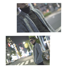 画像をギャラリービューアに読み込む, Modish Gold Logo knit Blouson