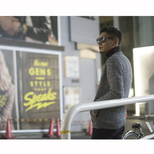 画像をギャラリービューアに読み込む, Modish Gold Logo knit Blouson