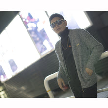 画像をギャラリービューアに読み込む, Modish Gold Logo knit Blouson