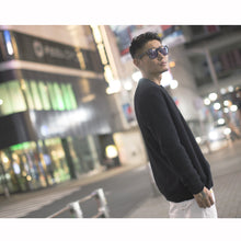 画像をギャラリービューアに読み込む, Modish Gold Logo knit Blouson