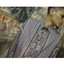 画像をギャラリービューアに読み込む, Bomb Bandana Pattern Shirt