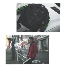 画像をギャラリービューアに読み込む, Individuality Logo Sleeve Denim JKT