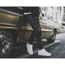画像をギャラリービューアに読み込む, Wicked Logo Leather Pants