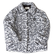 画像をギャラリービューアに読み込む, Reversible Raven Leopard Fur JKT