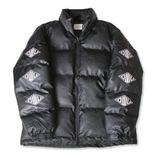 画像をギャラリービューアに読み込む, Continuous Rhombus Sleeve Leather JKT