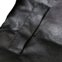 画像をギャラリービューアに読み込む, Continuous Rhombus Sleeve Leather JKT