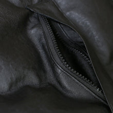 画像をギャラリービューアに読み込む, Continuous Rhombus Sleeve Leather JKT