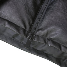 画像をギャラリービューアに読み込む, Continuous Rhombus Sleeve Leather JKT