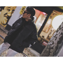 画像をギャラリービューアに読み込む, Continuous Rhombus Sleeve Leather JKT