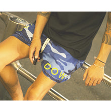画像をギャラリービューアに読み込む, DOWBL/ ダブル/ Camo Rhombus Neon Logo Shorts
