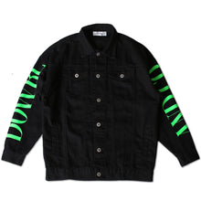 画像をギャラリービューアに読み込む, Individuality Logo Sleeve Denim JKT