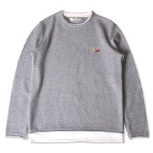 画像をギャラリービューアに読み込む, Attractive Kiss Logo Layered Knitsew