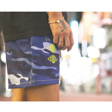 画像をギャラリービューアに読み込む, DOWBL/ ダブル/ Camo Rhombus Neon Logo Shorts